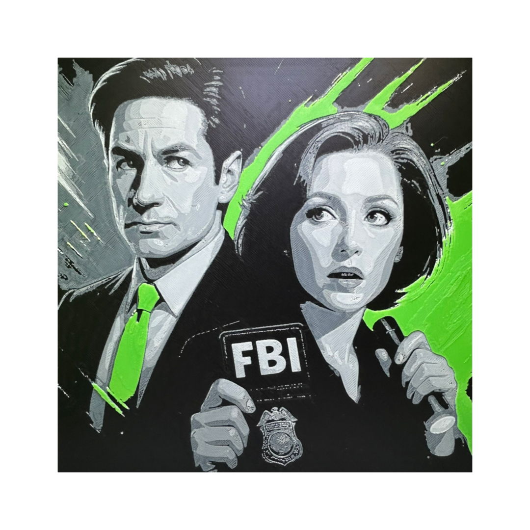 Mulder & Scully – The X-Files Printed Fan Art