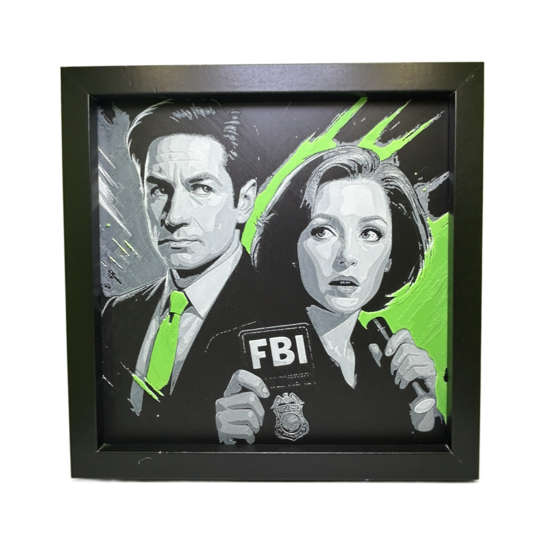 Mulder & Scully – The X-Files Printed Fan Art