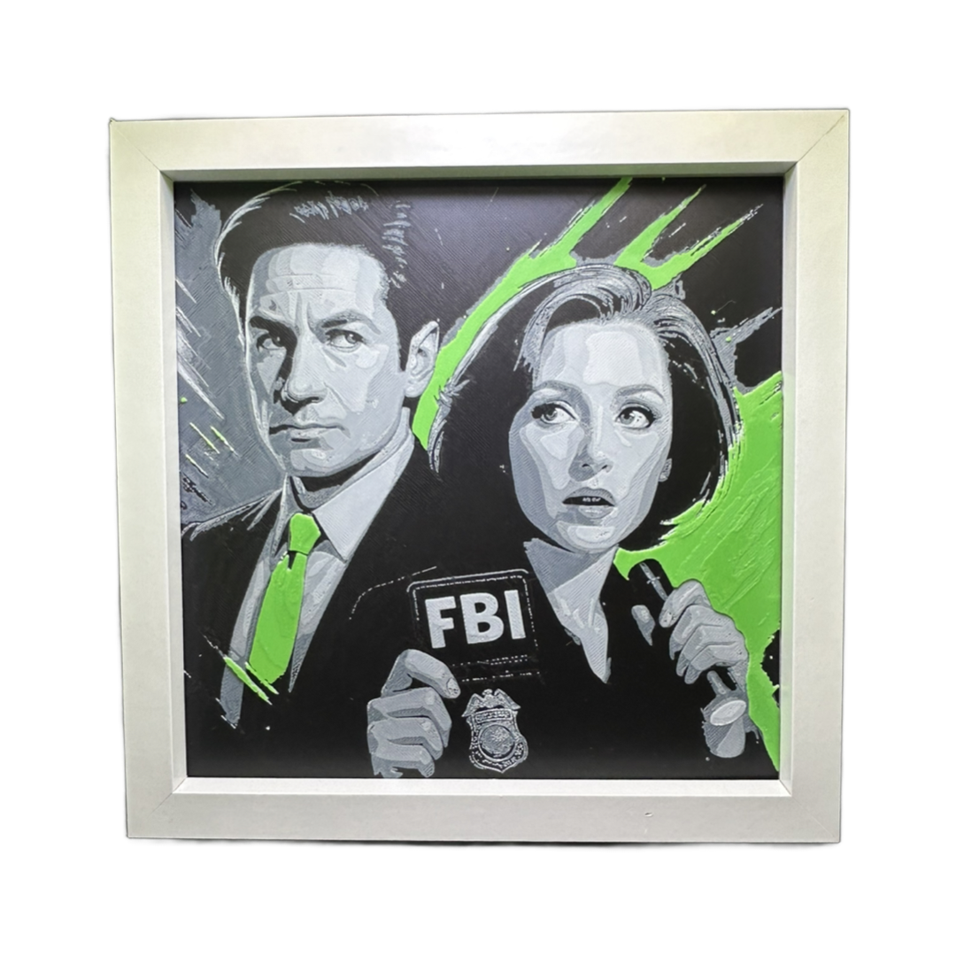 Mulder & Scully – The X-Files Printed Fan Art