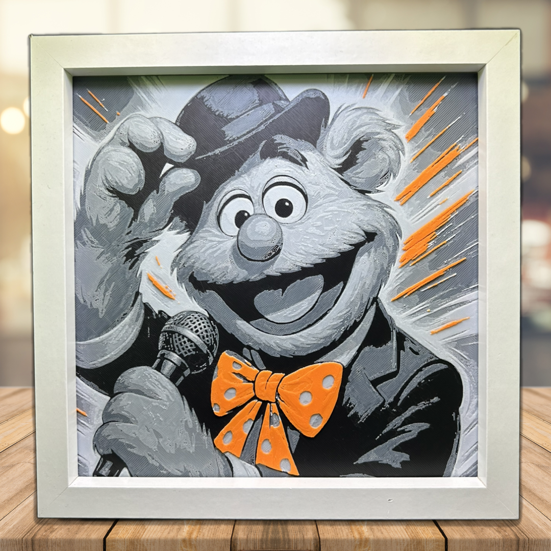Fozzy Bear - The Muppets Printed Fan Art