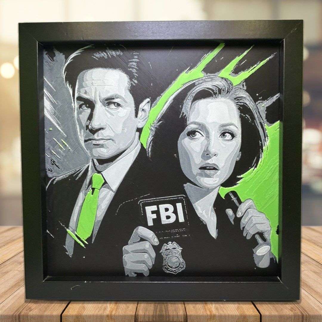Mulder & Scully – The X-Files Printed Fan Art
