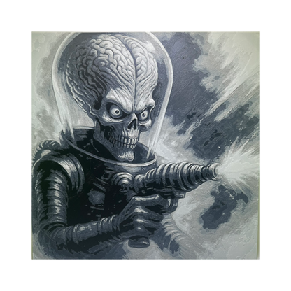 Mars Attacks Alien - 3D Printed Fan Art