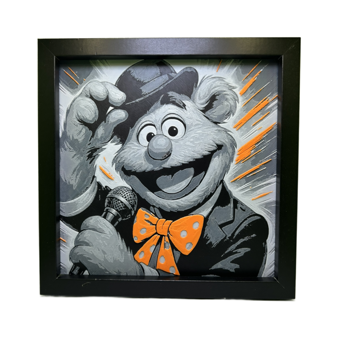 Fozzy Bear - The Muppets Printed Fan Art