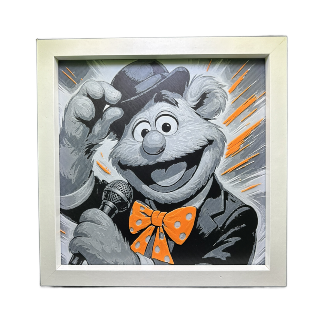 Fozzy Bear - The Muppets Printed Fan Art