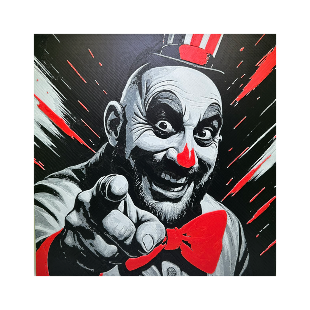 Captain Spaulding – House of 1000 Corpses 3D Printed Fan Art