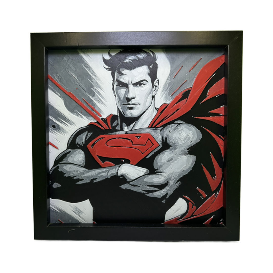 Superman V2 3D Printed Fan Art