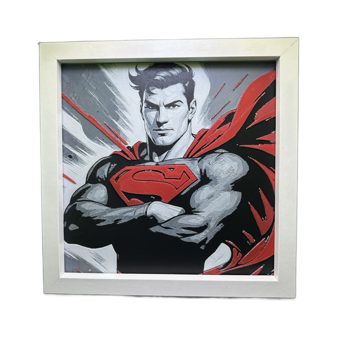 Superman V2 3D Printed Fan Art