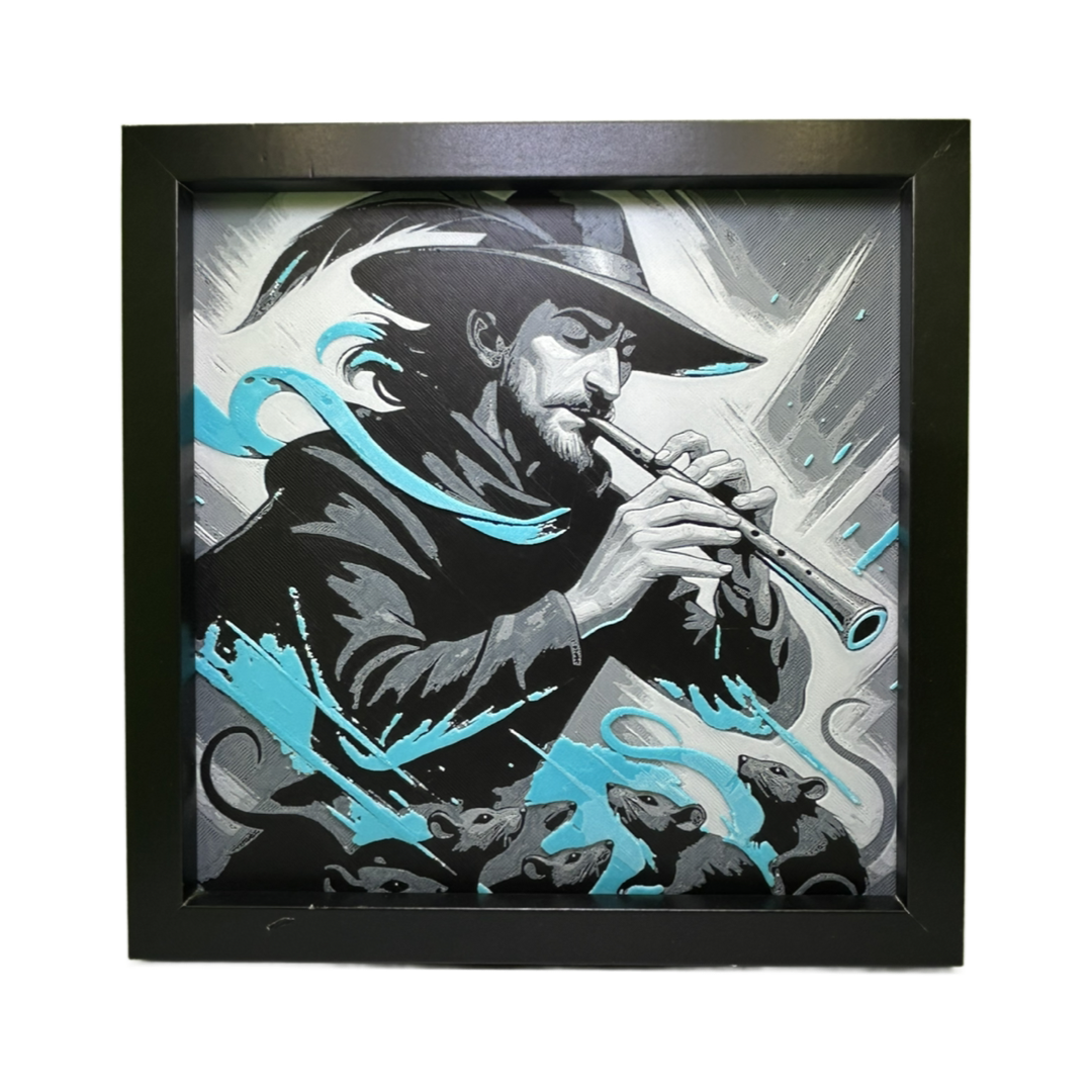 The Pied Piper 3D Printed Fan Art