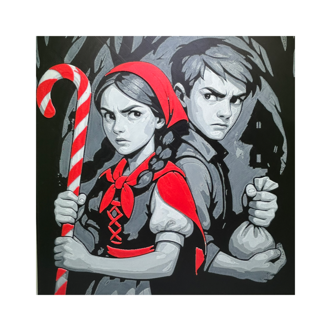 Hansel and Gretel 3D Printed Fan Art