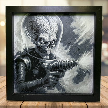 Mars Attacks Alien - 3D Printed Fan Art
