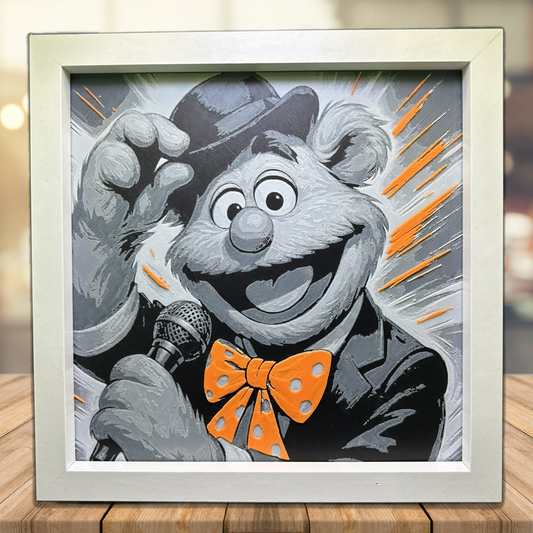Fozzy Bear - The Muppets Printed Fan Art