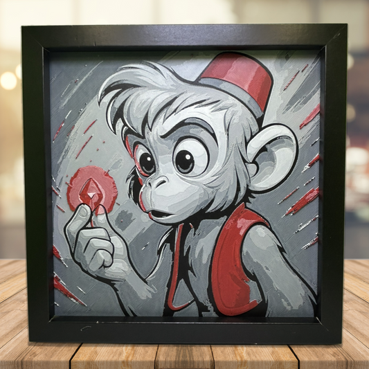 Abu - Aladdin 3D Printed Fan Art