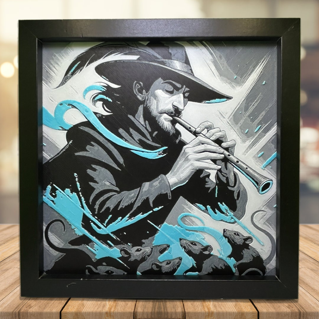 The Pied Piper 3D Printed Fan Art