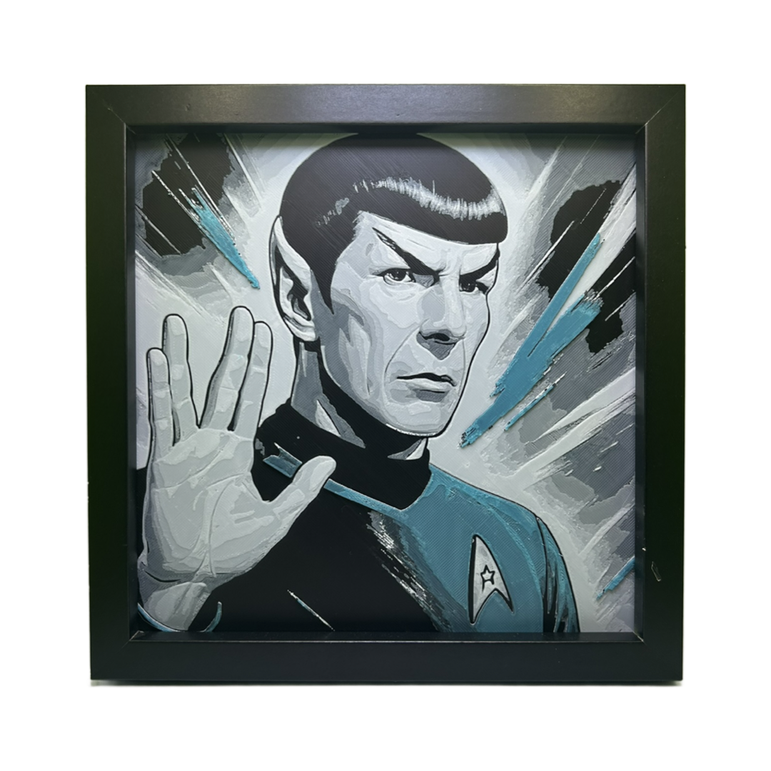 Spock - Star Trek Printed Fan Art