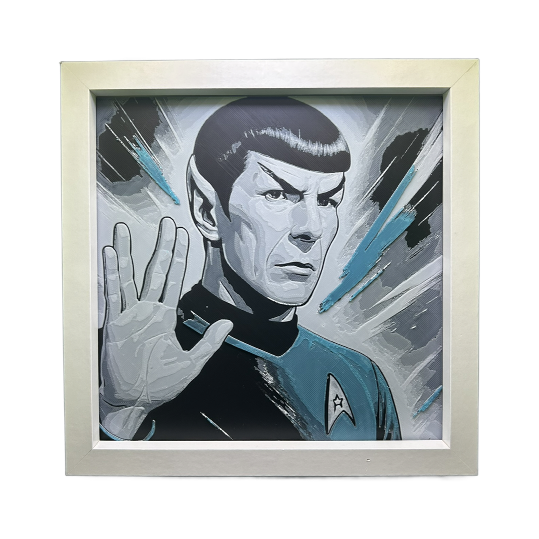 Spock - Star Trek Printed Fan Art