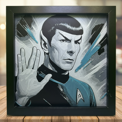 Spock - Star Trek Printed Fan Art