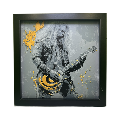 Zakk Wylde 3D Printed Fan Art
