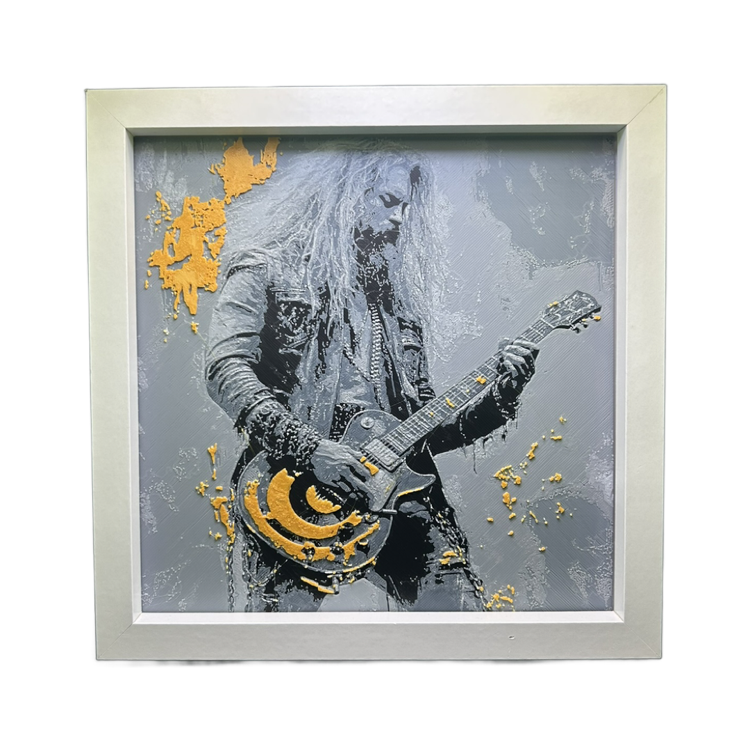 Zakk Wylde 3D Printed Fan Art