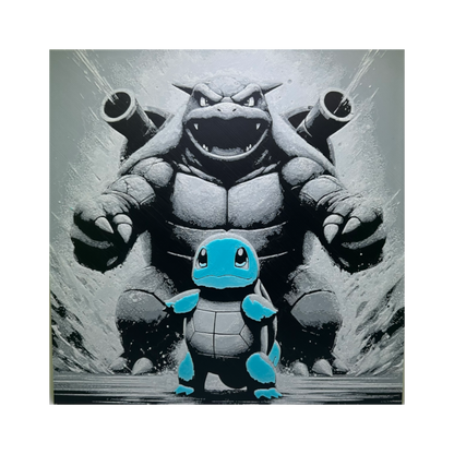Squirtle Evolution - Pokémon 3D Printed Fan Art