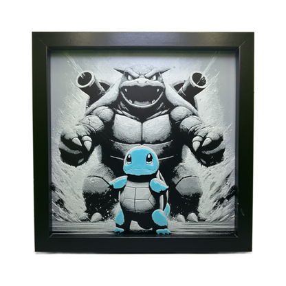 Squirtle Evolution - Pokémon 3D Printed Fan Art