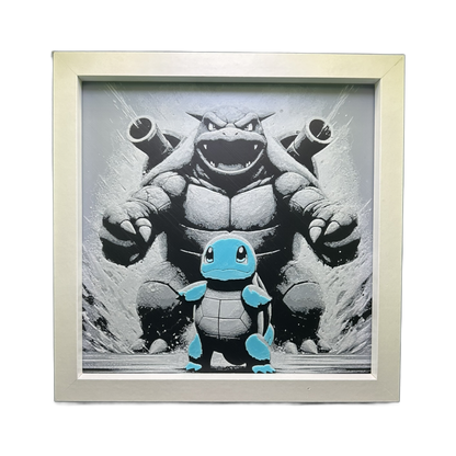 Squirtle Evolution - Pokémon 3D Printed Fan Art