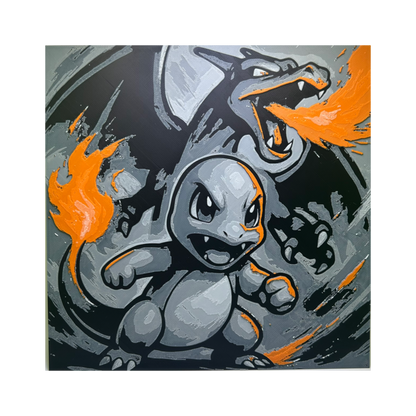 Charmander & Charizard Evolution 3D Printed Fan Art