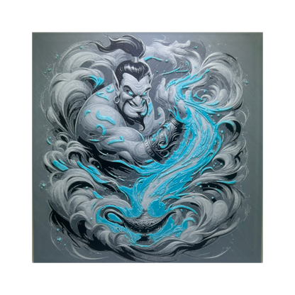 Genie - Aladdin 3D Printed Fan Art