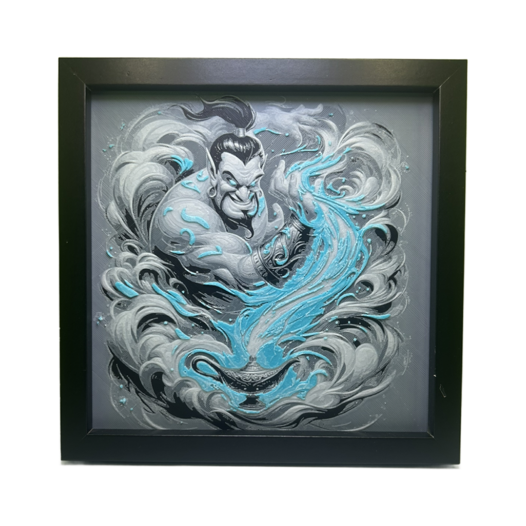 Genie - Aladdin 3D Printed Fan Art