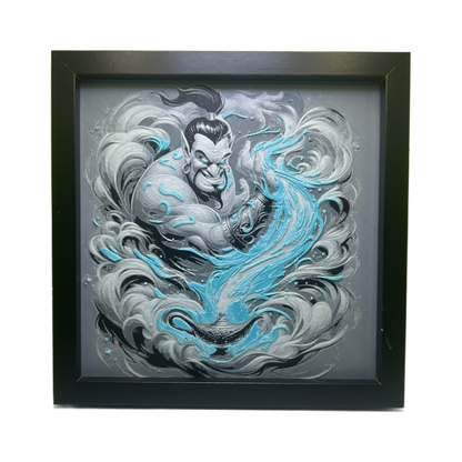 Genie - Aladdin 3D Printed Fan Art