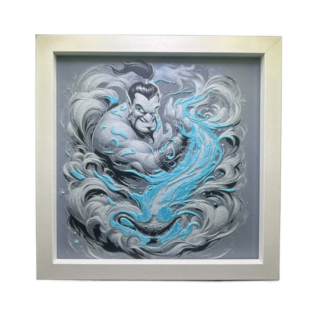 Genie - Aladdin 3D Printed Fan Art