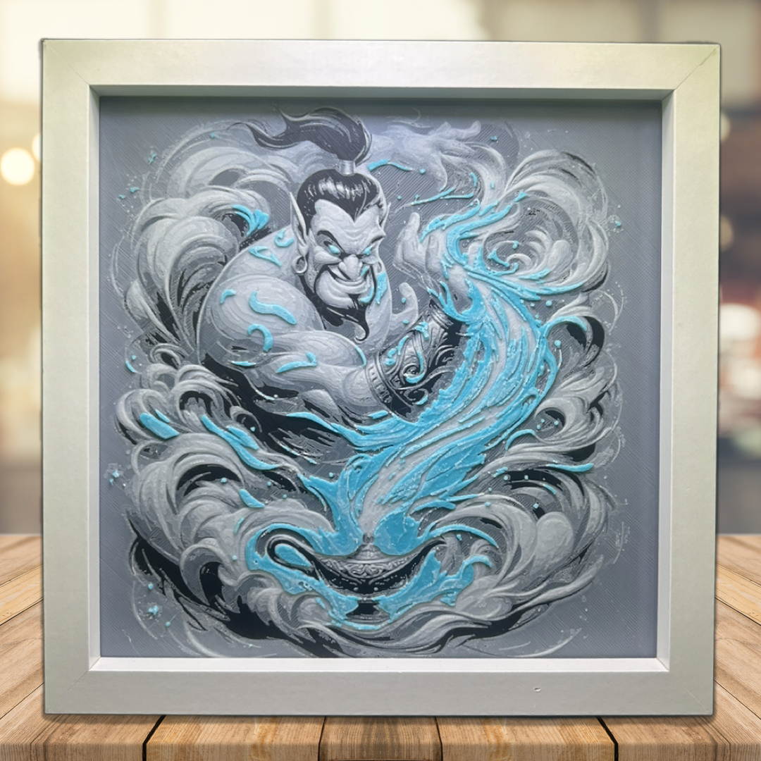 Genie - Aladdin 3D Printed Fan Art