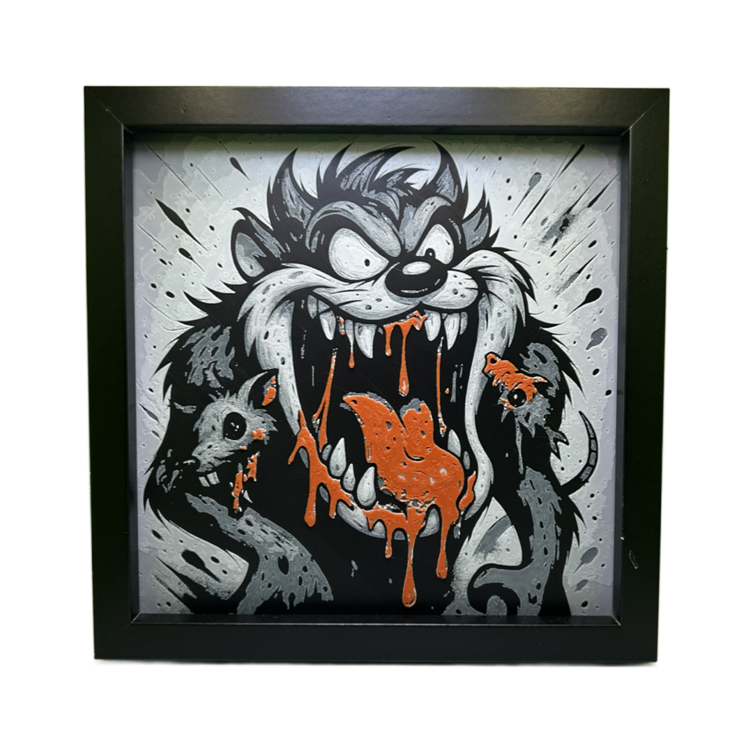 Taz - Rat Fink Style 3D Printed Fan Art