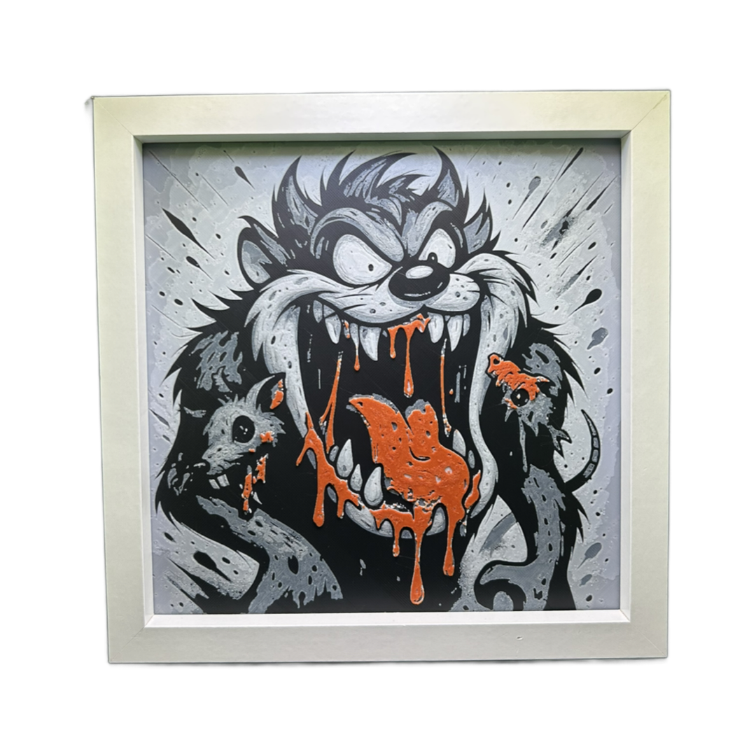 Taz - Rat Fink Style 3D Printed Fan Art