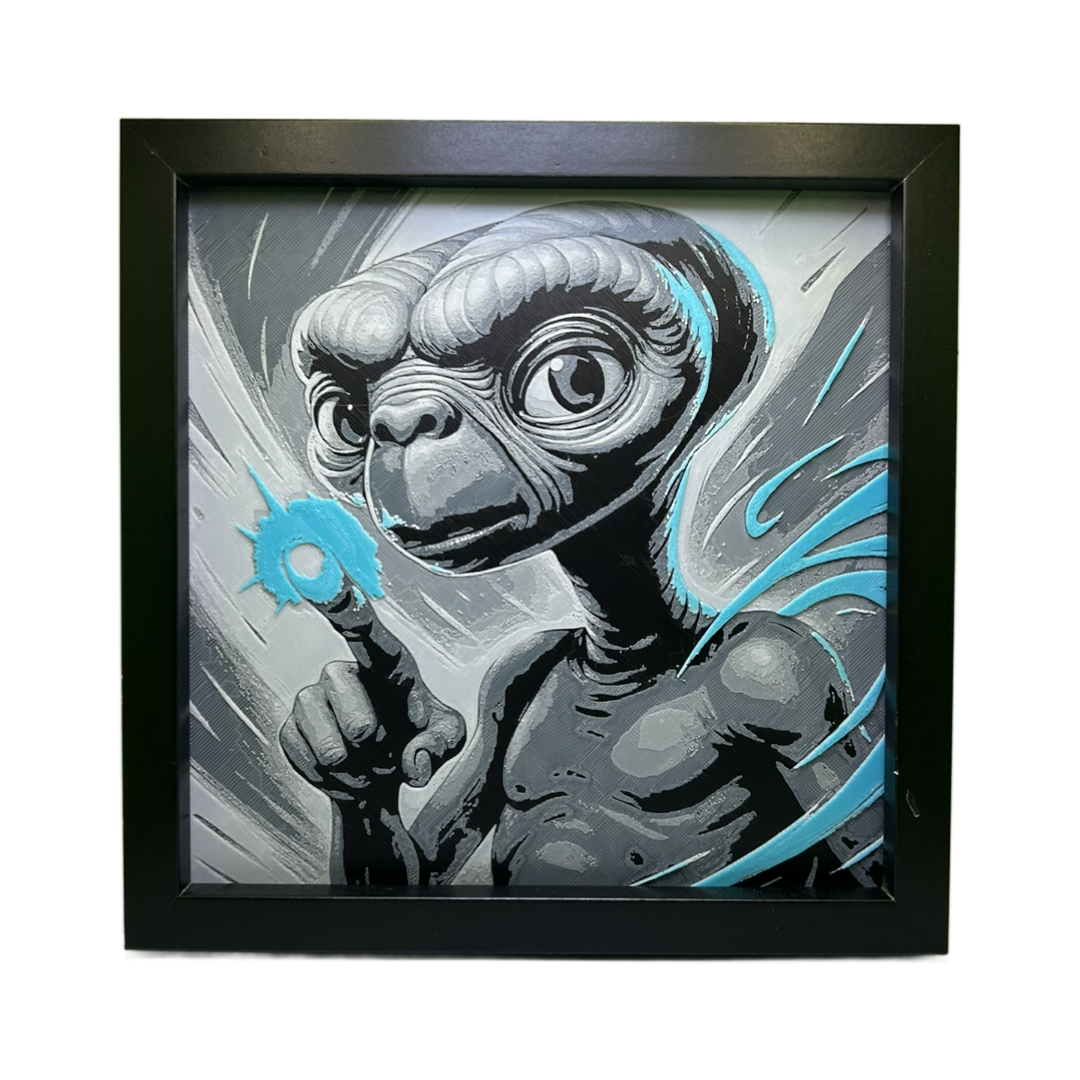 E.T. 3D Printed Fan Art