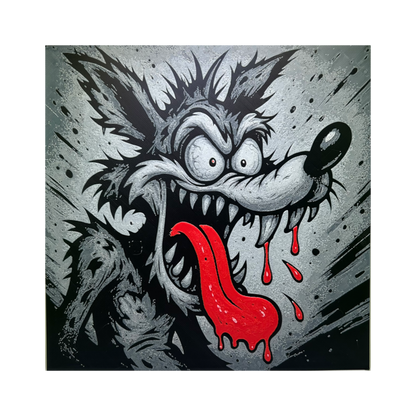 Wile E Coyote - Rat Fink Style 3D Printed Fan Art