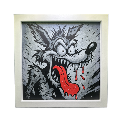 Wile E Coyote - Rat Fink Style 3D Printed Fan Art