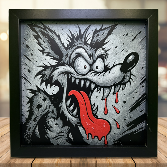 Wile E Coyote - Rat Fink Style 3D Printed Fan Art