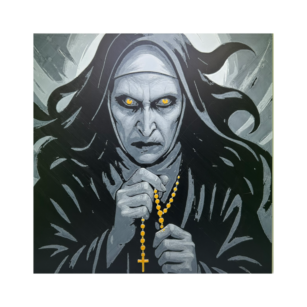 The Nun Valak - The Conjuring 3D Printed Fan Art