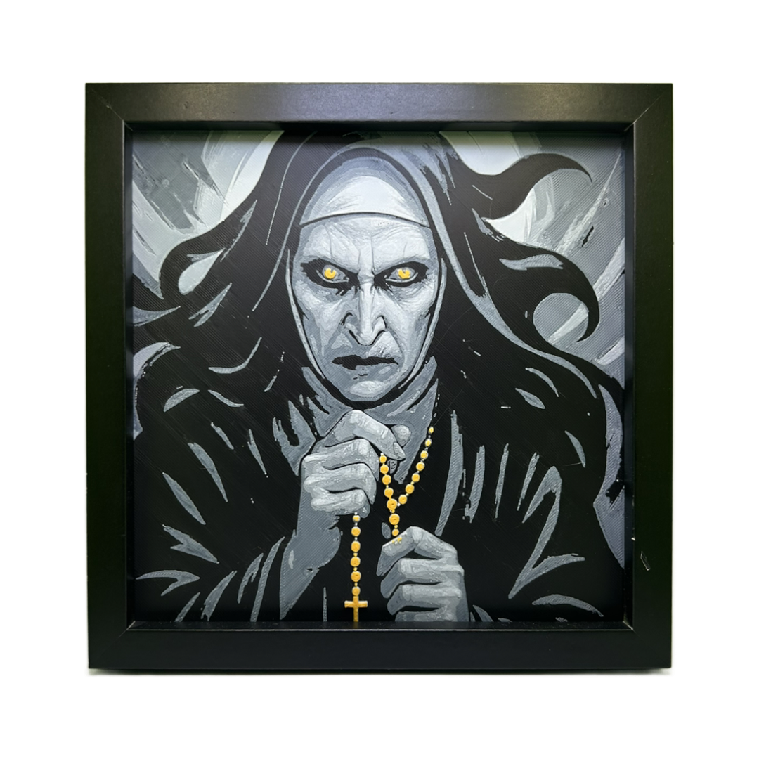 The Nun Valak - The Conjuring 3D Printed Fan Art
