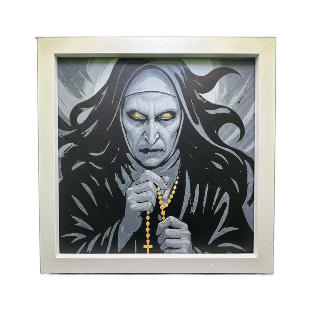 The Nun Valak - The Conjuring 3D Printed Fan Art