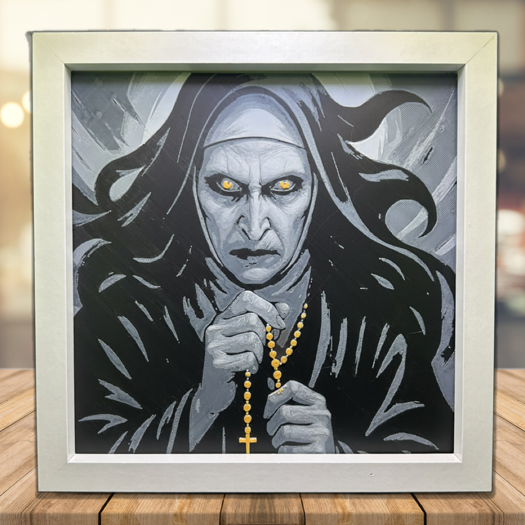 The Nun Valak - The Conjuring 3D Printed Fan Art