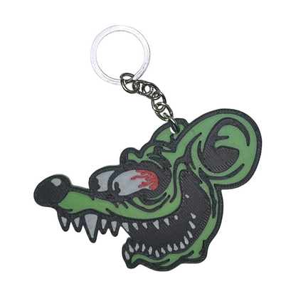 Taz - Rat Fink Style 3D Printed Fan Art