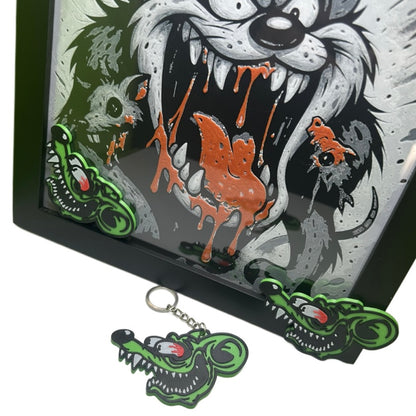 Taz - Rat Fink Style 3D Printed Fan Art