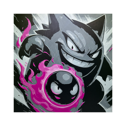 Gastly & Gengar Evolution 3D Printed Fan Art
