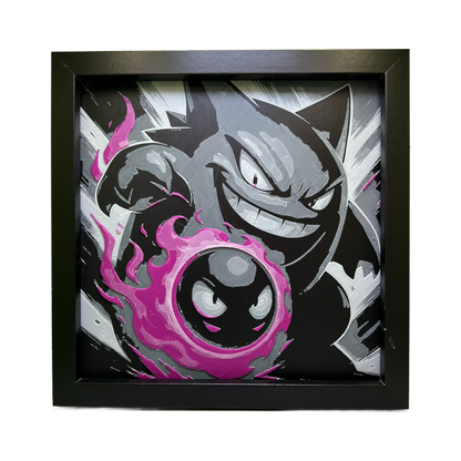 Gastly & Gengar Evolution 3D Printed Fan Art