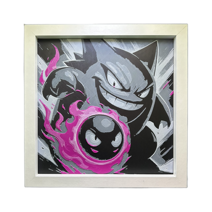 Gastly & Gengar Evolution 3D Printed Fan Art