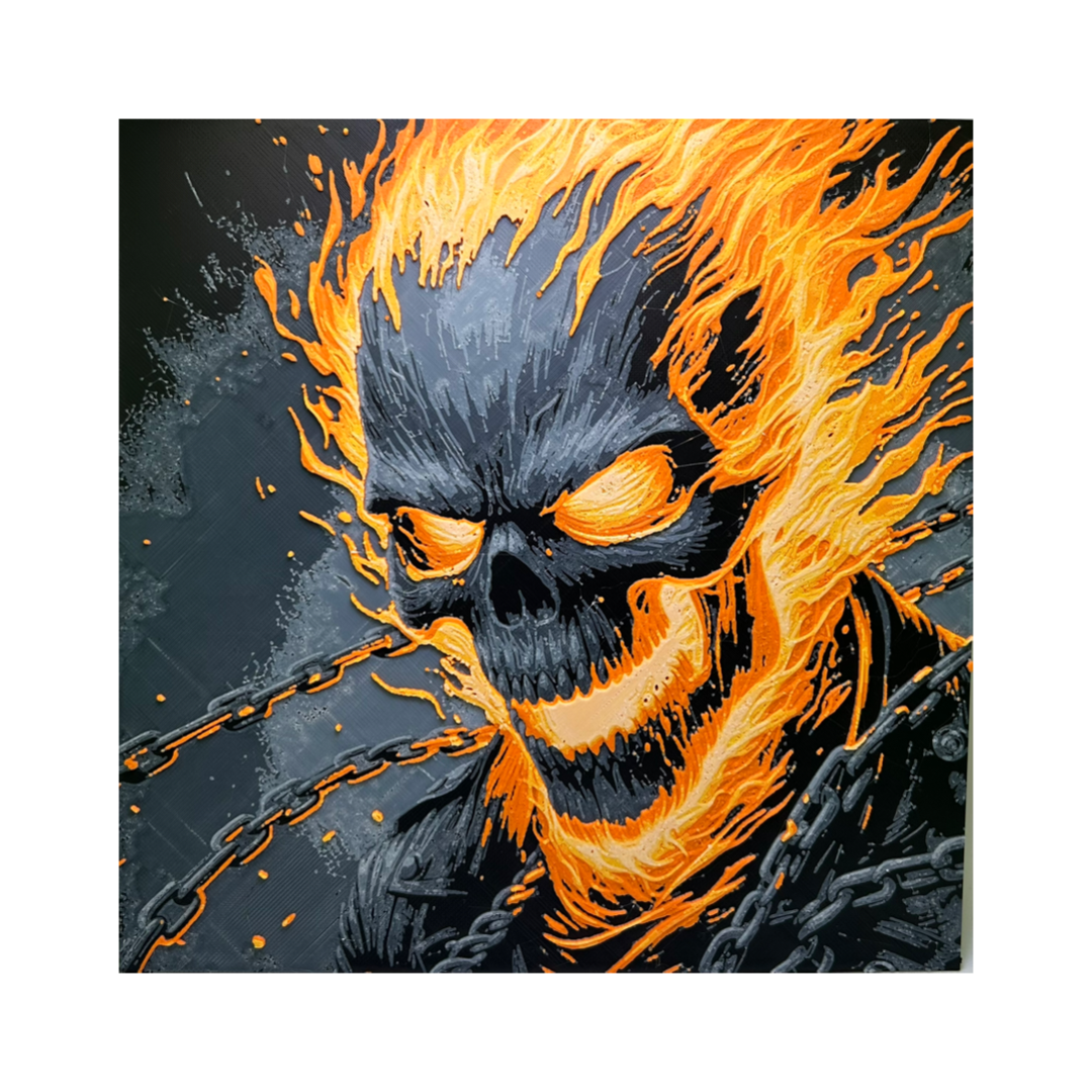 Ghost Rider 3D Printed Fan Art