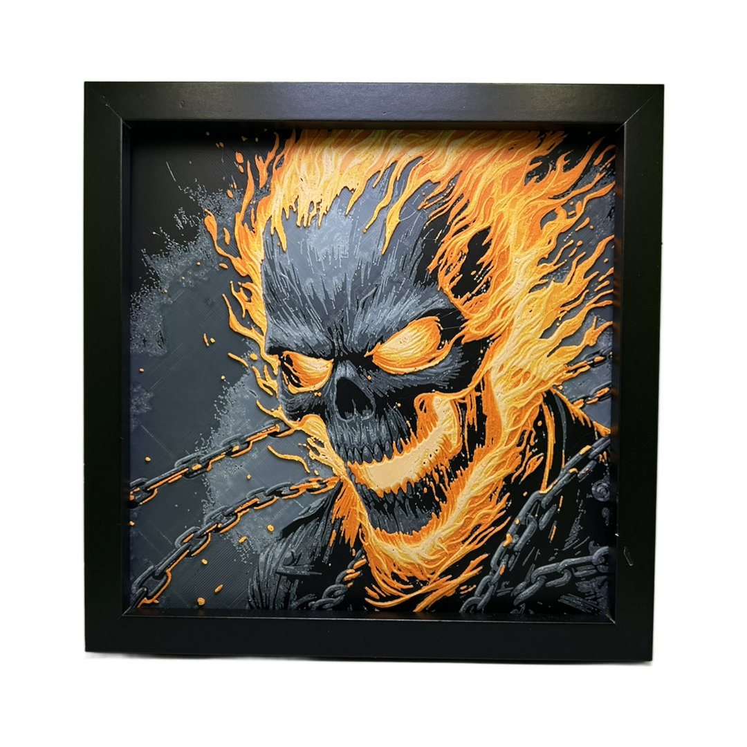 Ghost Rider 3D Printed Fan Art
