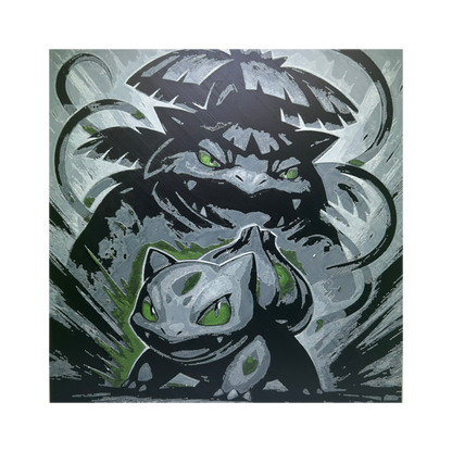 Bulbasaur & Venusaur Evolution - Pokémon 3D Printed Fan Art