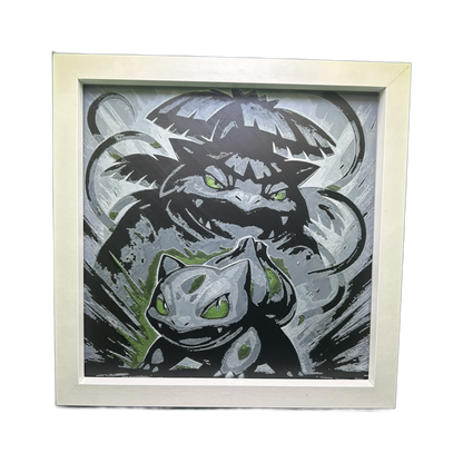 Bulbasaur & Venusaur Evolution - Pokémon 3D Printed Fan Art